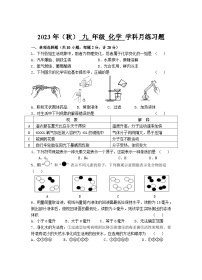 江苏省宿迁市宿豫区宿豫三校2023-2024学年九年级上学期10月月考化学试题