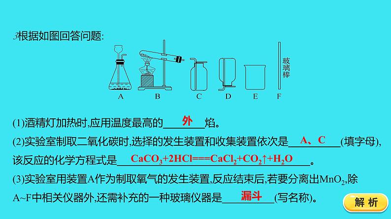 第六单元 实验活动2 二氧化碳的实验室制取与性质  课件 2023-2024人教版化学九年级上册04