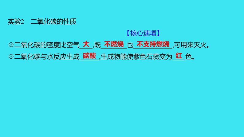 第六单元 实验活动2 二氧化碳的实验室制取与性质  课件 2023-2024人教版化学九年级上册06