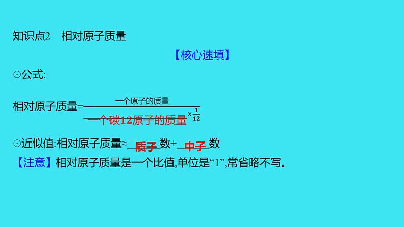 第三单元 课题2 第1课时  原子的构成 相对原子质量  课件 2023-2024人教版化学九年级上册第7页