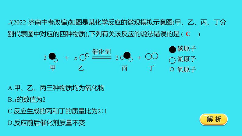 第五单元  单元高效复习  课件 2023-2024人教版化学九年级上册第7页