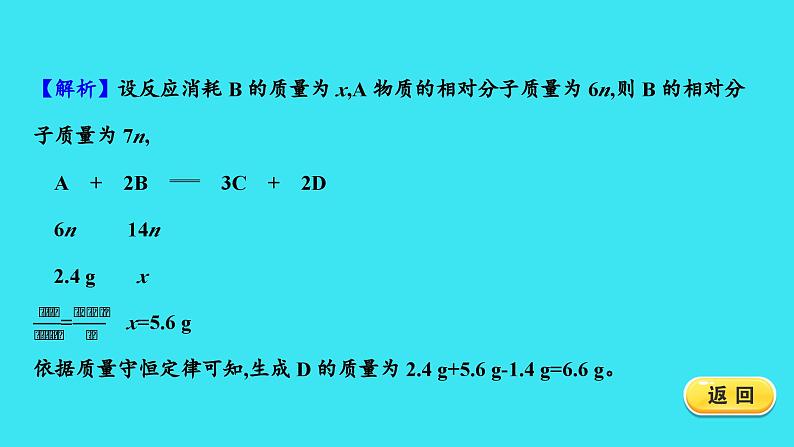 题组十五　利用化学方程式的简单计算  课件 2023-2024人教版化学九年级上册02