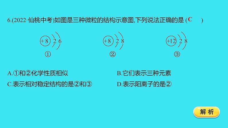 期中满分冲刺卷（二）  课件 2023-2024人教版化学九年级上册08