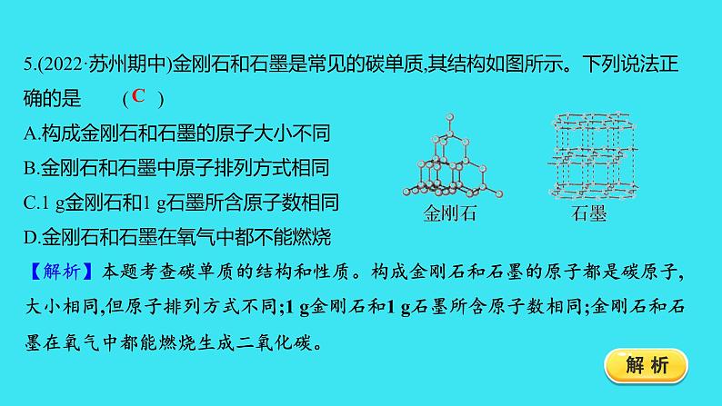 单元提优测评卷（六）  课件 2023-2024人教版化学九年级上册第6页