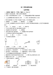 江苏省扬州市市直学校2023-2024学年九年级上学期10月素养体验化学试题（月考）