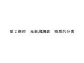 科粵版九年級(jí)化學(xué)上冊(cè)第2章2.4  辨別物質(zhì)的元素組成第2課時(shí)  元素周期表  物質(zhì)的分類(lèi)課時(shí)訓(xùn)練課件PPT