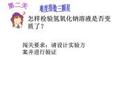 《氢氧化钠变质的探究闯关大挑战》教学课件-九年级下册化学人教版