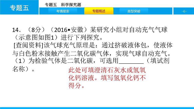 《中考化学答题技巧之科学探究题》PPT课件1-九年级下册化学人教版第6页