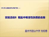 人教版化学九年级下册第11单元《实验活动8 粗盐中难溶性杂质的去除》PPT课件6