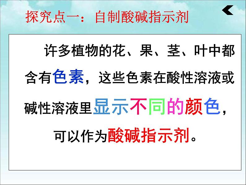 人教版化学九年级下册第10单元《实验活动7 溶液酸碱性的检验》PPT课件4第5页