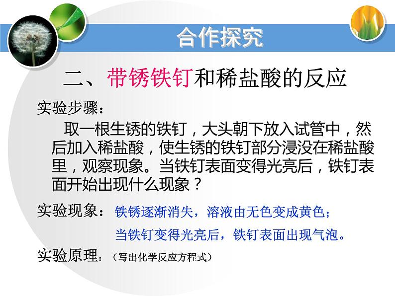 人教版化学九年级下册第10单元《实验活动6 酸、碱的化学性质》PPT课件305