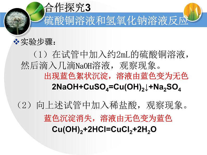 人教版化学九年级下册第10单元《实验活动6 酸、碱的化学性质》PPT课件406