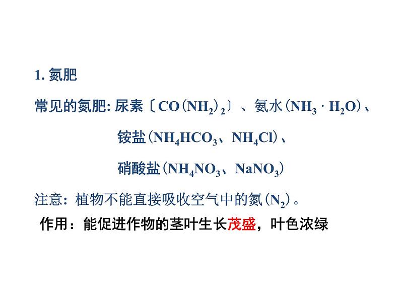 人教版化学九年级下册11.2《化学肥料》PPT课件1第4页