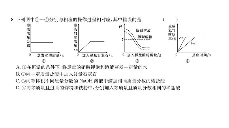 科粤版九年级化学下册期末质量评估课时训练课件PPT06