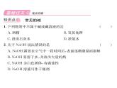 科粵版九年級(jí)化學(xué)下冊(cè)第八章8.2  常見的酸和堿第3課時(shí)  常見的堿  堿溶液的化學(xué)性質(zhì)課時(shí)訓(xùn)練課件PPT