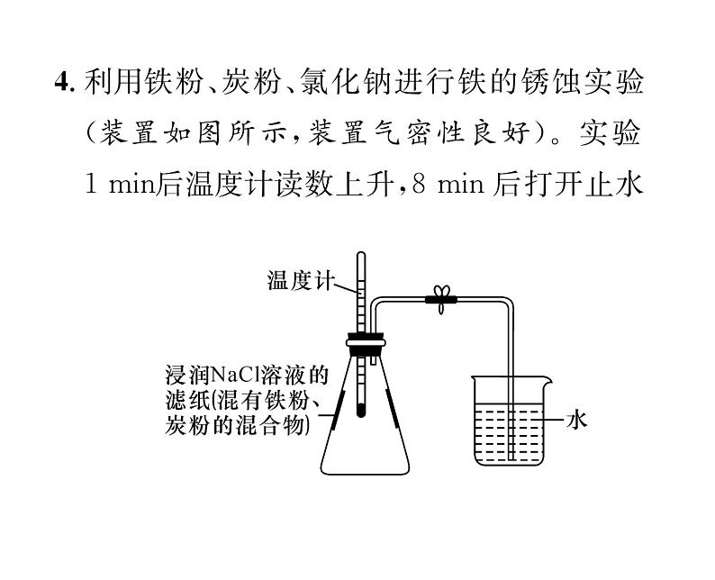 科粤版九年级化学下册专题复习9  教材基础实验课时训练课件PPT07