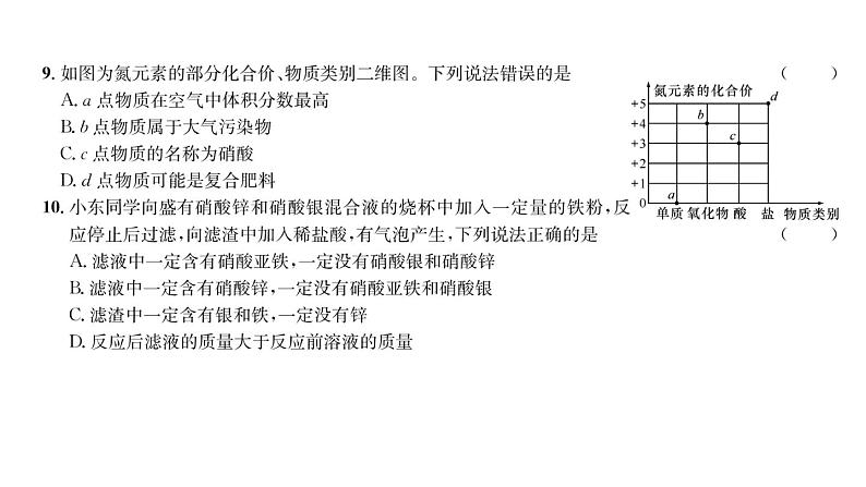 科粤版九年级化学九全质量评估（1）课时训练课件PPT07