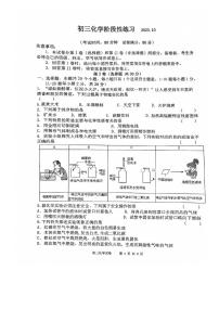 江苏省无锡市天一中学2023-2024学年九年级上学期第一次化学月考试题