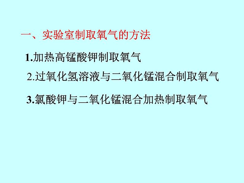 2.3 制取氧气　　PPT课件202