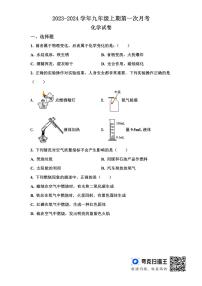 河南省周口市恒大中学2023-2024学年九年级上学期10月月考化学试题