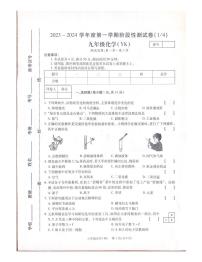 河南省商丘市夏邑总分校2023-2024学年九年级上学期10月月考化学试题