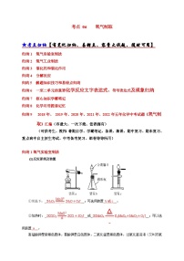 中考化学一轮复习考点汇编考点 06 氧气制取（含解析）