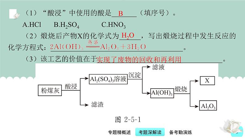 中考化学二轮复习提升练习课件第5讲 中考化学流程图题（含解析）06