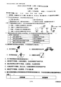 四川省成都市树德实验中学2023-2024学年九年级上学期期中化学试题