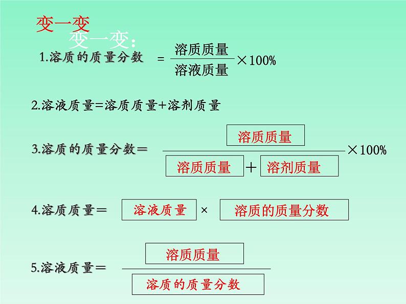 人教版化学九年级下册9.3《溶液的浓度》PPT课件407