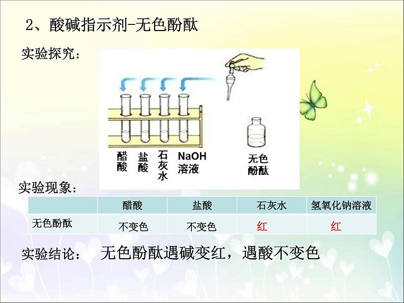 人教版化学九年级下册10.1.1《酸、碱与指示剂作用》PPT课件4第5页