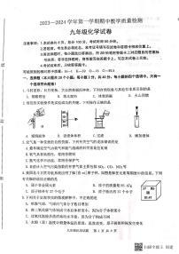 河北省唐山市迁安市2023-2024学年九年级上学期11月期中化学试题