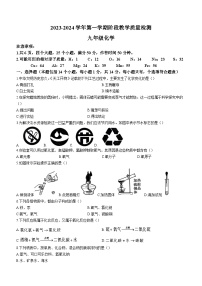 河南省许昌市2023-2024学年九年级上学期期中化学试题