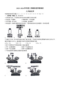 辽宁省鞍山市岫岩满族自治县2023-2024学年九年级上学期期中化学试题