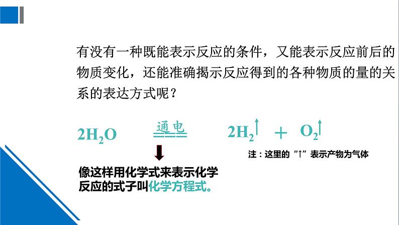 化学沪教版九上同步课件：4.3 化学方程式的书写与应用（第1课时  化学反应的表示方法）第7页