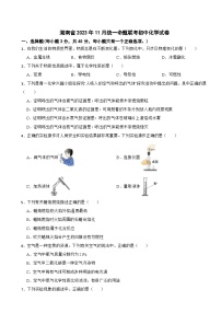 湖南省2023年11月统一命题联考初中化学试卷