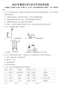 2023年黑龙江省中考化学试卷三套附参考答案