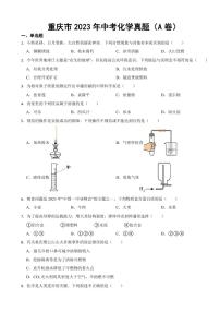 重庆市2023年中考化学真题（AB合卷）附参考答案