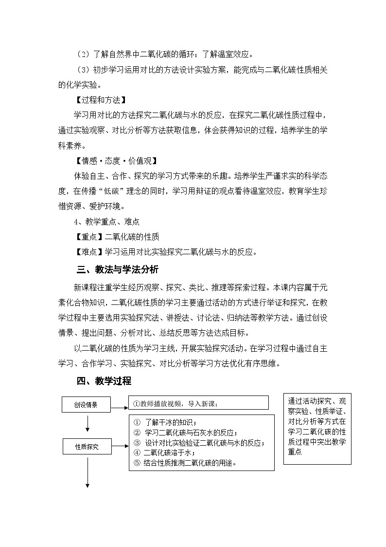 《课题3 二氧化碳和一氧化碳》教案-九年级上册化学人教版第2页
