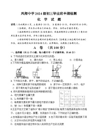 四川省内江市威远县凤翔中学2023-2024学年九年级上学期期中考试化学试题