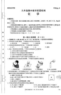 陕西省西安市部分学校2023-2024学年九年级上学期期中化学试题