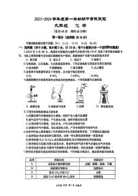 陕西省西安市高新第一中学2023-2024学年九年级上学期11月期中化学试题