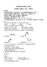 安徽省安庆市桐城市2023-2024学年九年级上学期11月期中化学试题