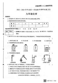 陕西省渭南市韩城市2023-2024学年九年级上学期期中质量检测化学试题