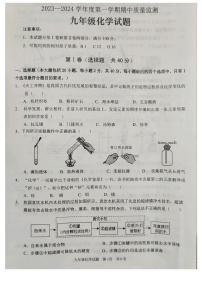 山东省枣庄市峄城区2023-2024学年九年级上学期化学期中质量监测试题