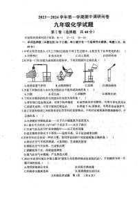 山东省聊城市东阿县2023-2024学年九年级上学期11月期中化学试题