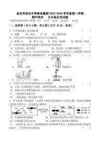 陕西省西安市西光中学2023-2024学年九年级上学期11月期中化学试题