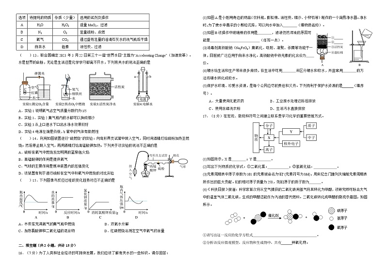 广东省中山市2023-2024学年九年级上学期期中化学试卷第2页