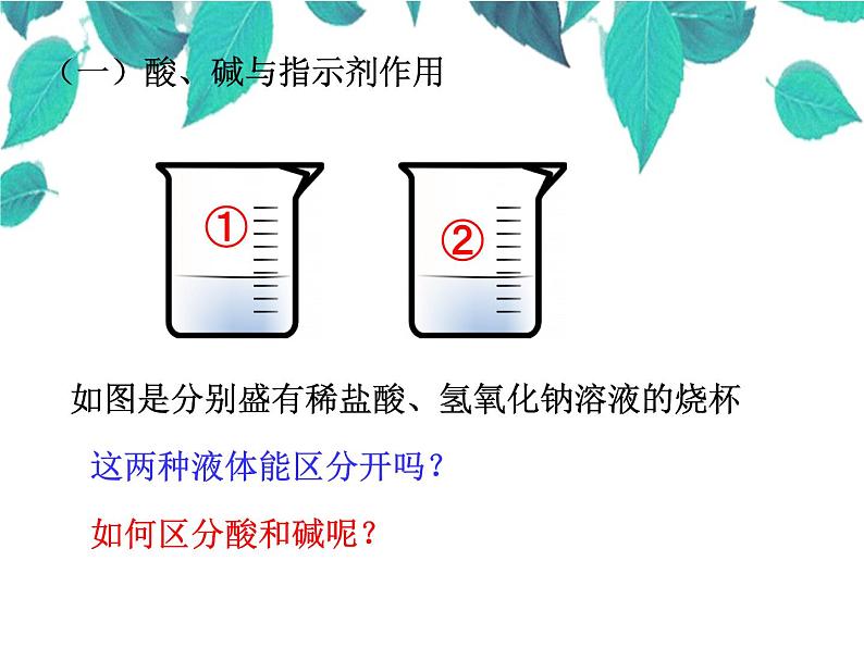 人教版化学九年级下册 第十单元酸和碱第十单元酸和碱第一课时酸碱指示剂-课件-课件第6页