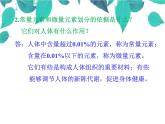 人教版化学九年级下册 第十二单元化学与生活课题2化学元素与人体健康-课件