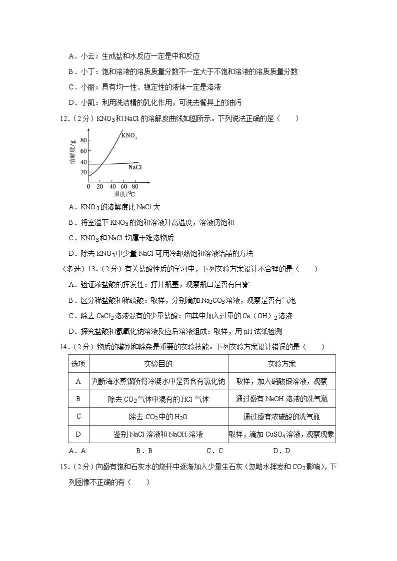 2023-2024学年山东省烟台市招远市九年级（上）期中化学试卷03